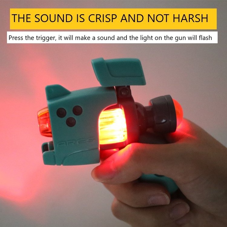 Children's cartoon small gun electric small pistol with music mini Luminous  toy guns boy educational toy