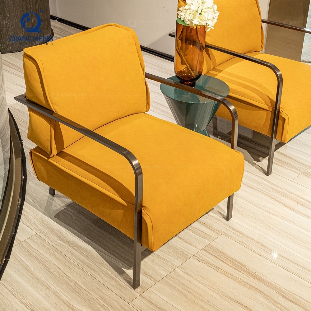 China guangdong patio furniture foshan lounge chair furniture customization metal living room chair