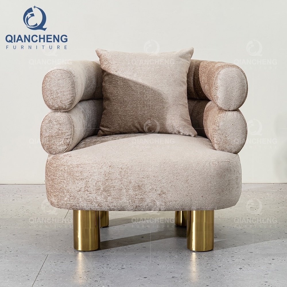 manufacture of furniture sofa chair leisure single armchair with metal base new design leisure chair for living room