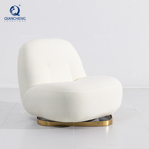 Manufacturer factory wholesale hotel metal frame sofa chair supplier modern leisure lounge chair luxury living room furniture