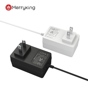 Merryking UL CB  EU Plug Black Wall Charger Adaptor 5V 6V 9V 12V 15V 20V 24V 12W 15W 18W 24W 0.5A 1A 2A 3A AC/DC Power adapters