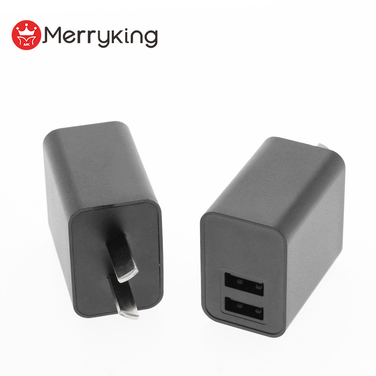 Merryking adapter CIG 023 CUL CB S-Mark approved single port 5V 2A USB wall charger AR plug for Argentina