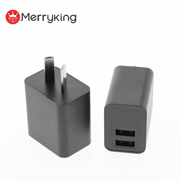 Merryking adapter CIG 023 CUL CB S-Mark approved single port 5V 2A USB wall charger AR plug for Argentina