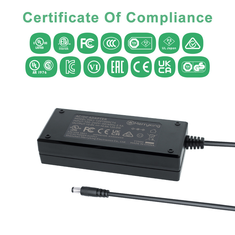 OEM ODM Factory UL TUV S-mark certified Argentina IRAM 2063 2073 plug 24V 2.5A ac dc power adapter 60w