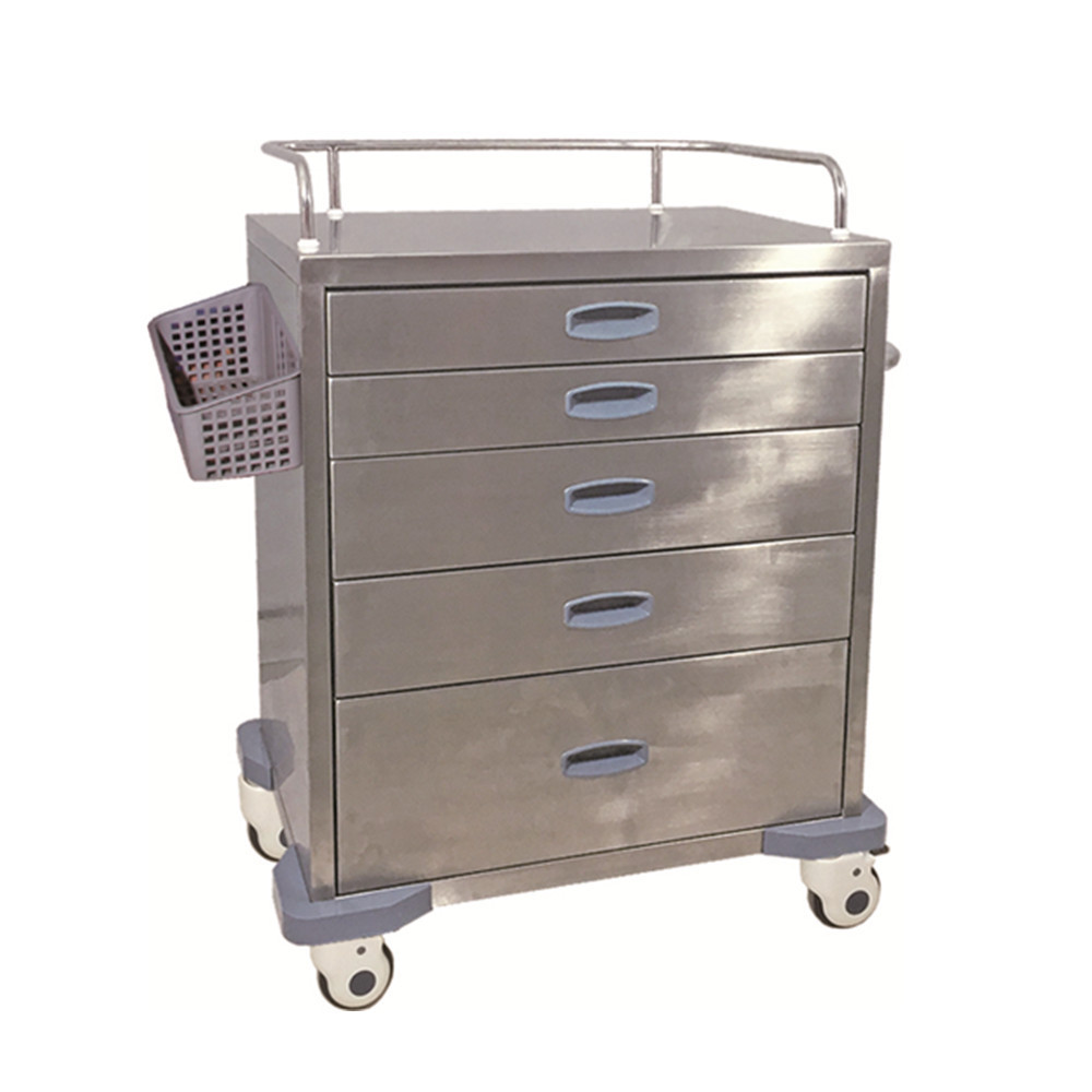 Stainless Steel Distribution Trolley CSSD Sterile Transport Cart