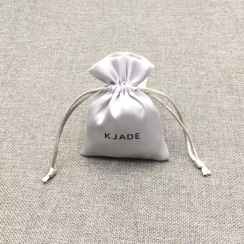 durable reusable Enough Space Convenient Design Soft draw string candle bag  for store cards keys dices rings