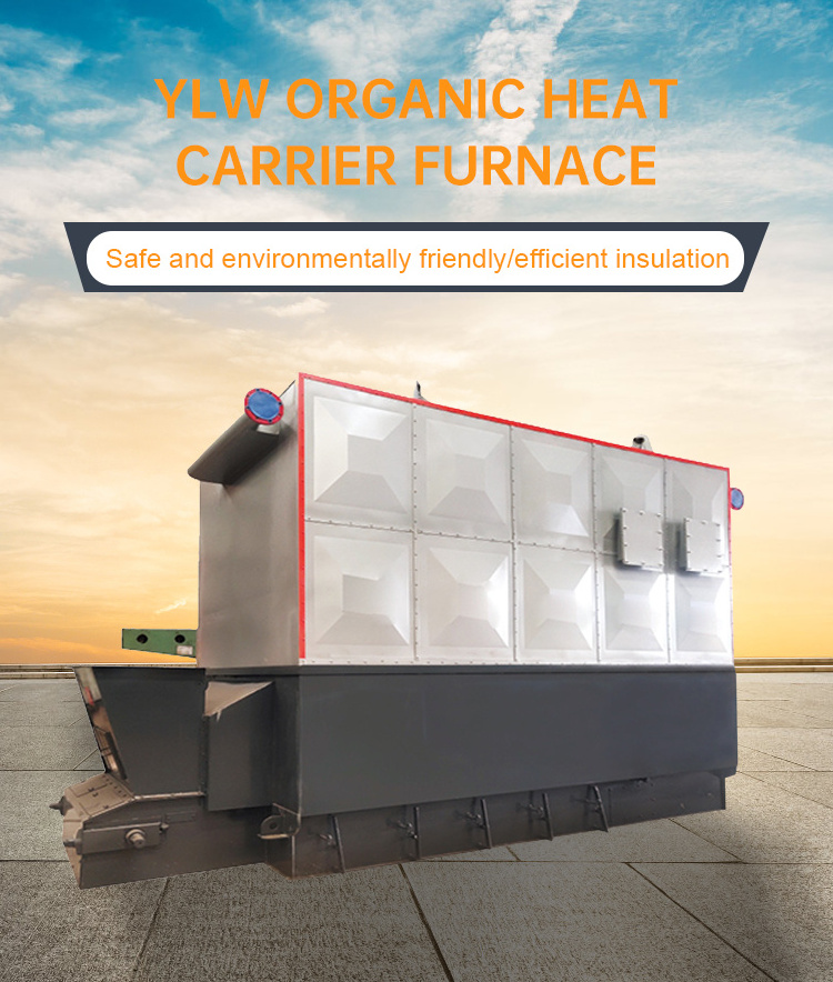 sufficient output biomass pellet fuel boiler fully automatic organic heat carrier furnace