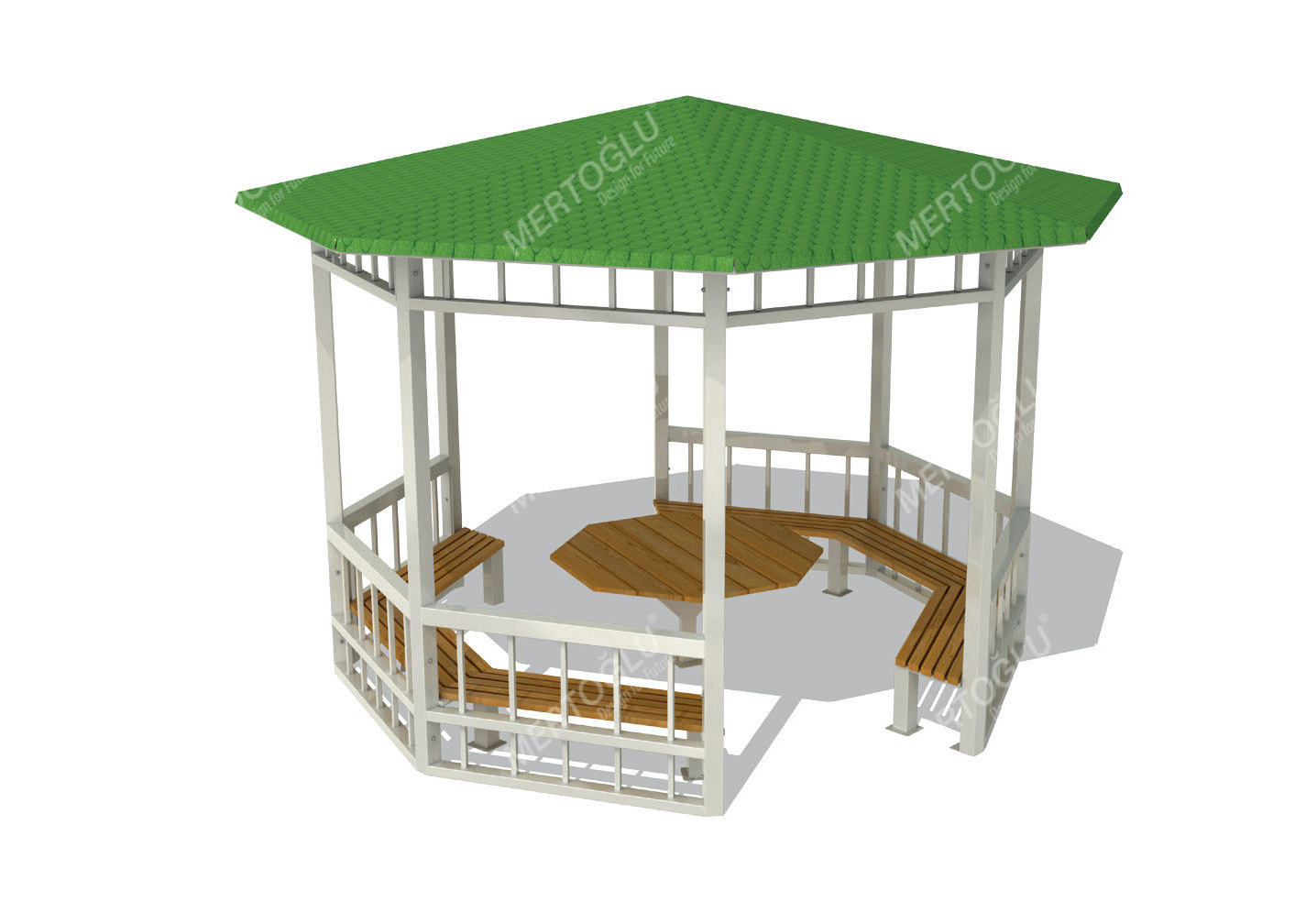 Mps-049 Gazebo and Shelter Gazebo and Shelter Exporters Gazebo Floor Pine Waterproof Technics Outdoor Coffee Garden Color