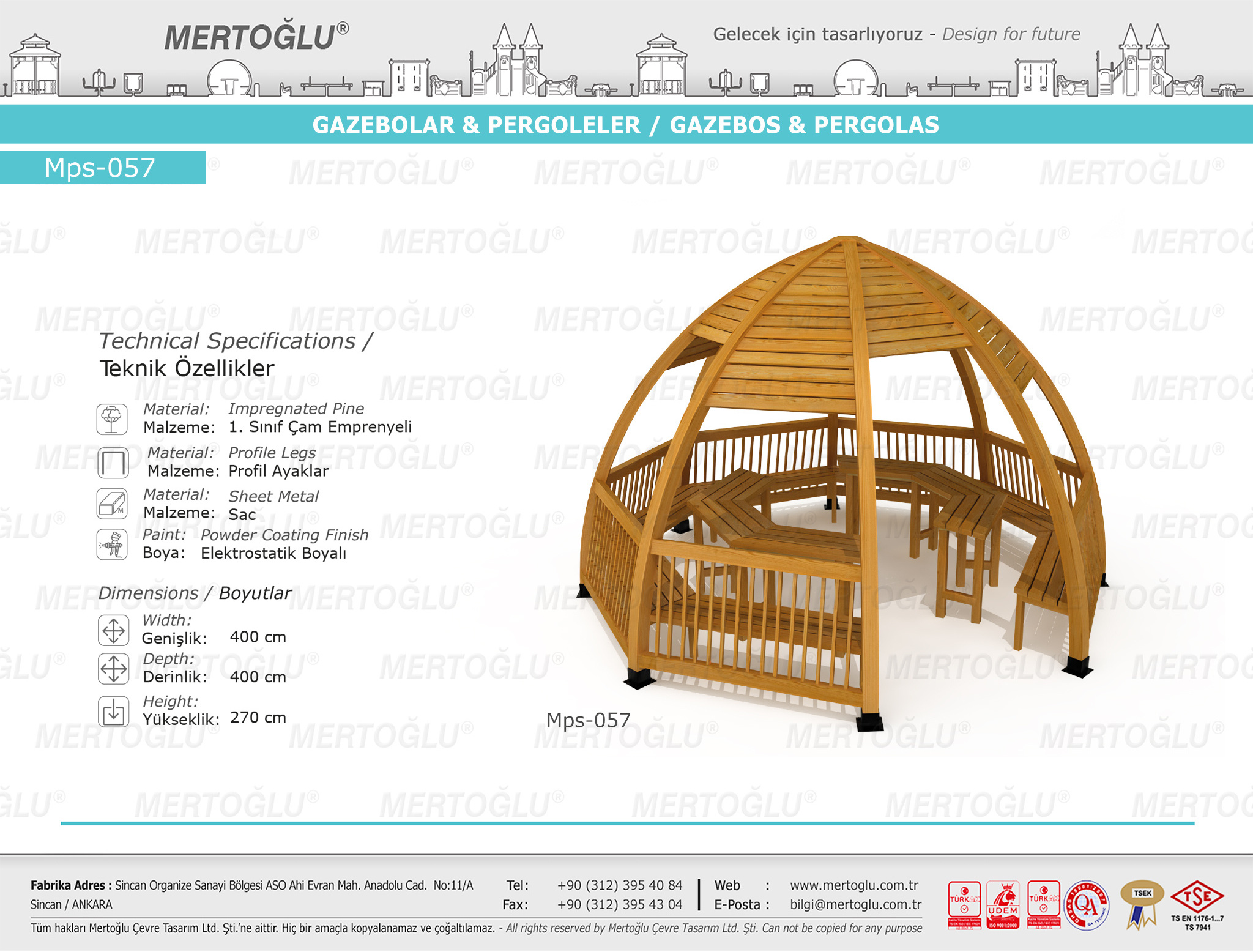 MPS-057Wooden Gazebo