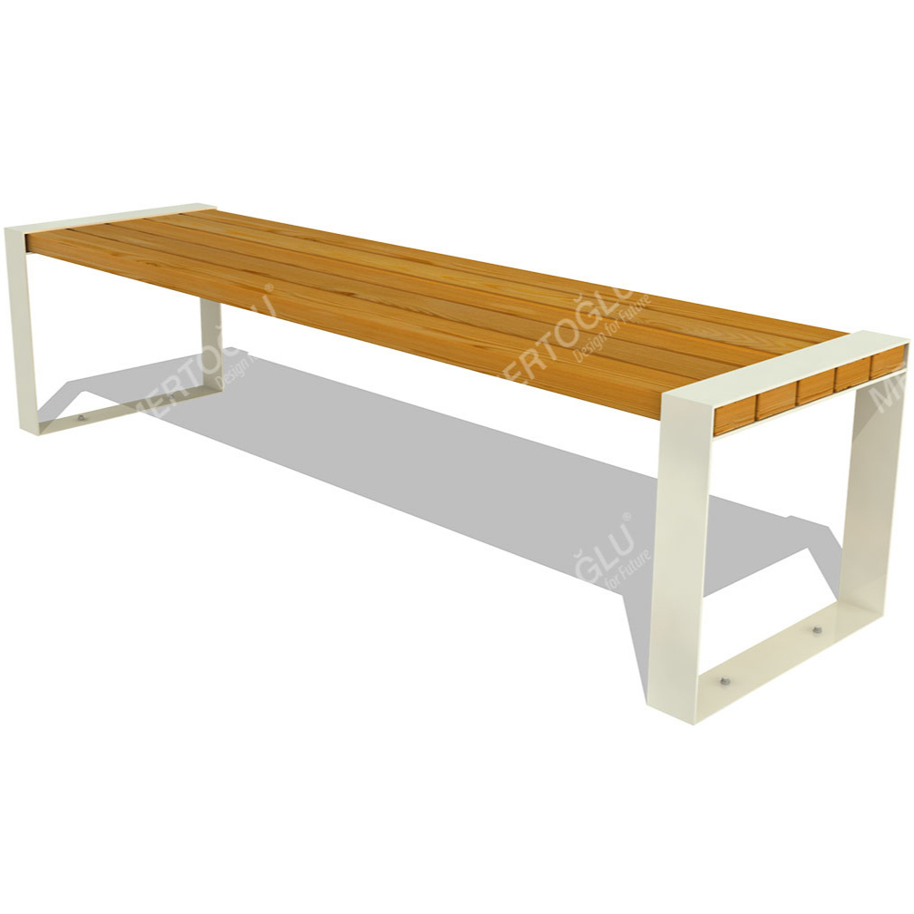 Mob-428 Metal Wooden Modern Bench Hot Sale Outdoor Popular High Best quality Custom Logo cheap Price  bench