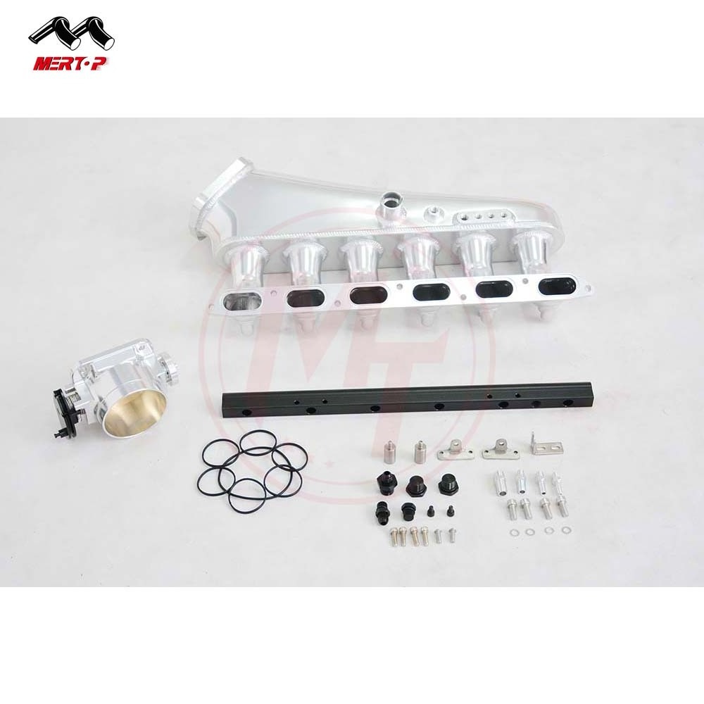 Mertop RACING Billet Intake Manifold for B*M*W M50 M52 M54 90mm with fuel rail kit and throttle body set