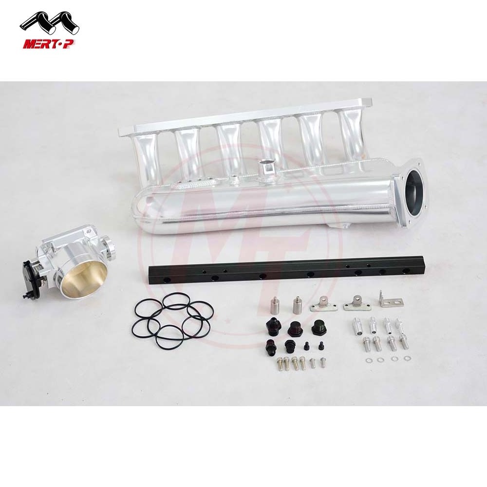 Mertop RACING Billet Intake Manifold for B*M*W M50 M52 M54 90mm with fuel rail kit and throttle body set