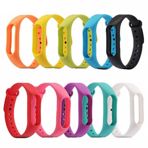 Hot selling Silicone Rubber Smart bracelet For xiaomi Band 3 4 Smart band Smart Watch Mi band strap