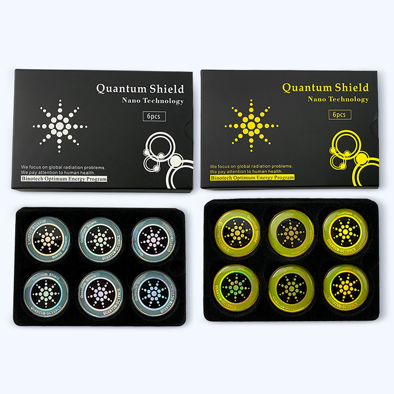 6PCS Circular radiation-proof sticker Radiation protection stickers for mobile phones Anti radiazioni Quantum Shield