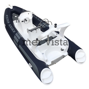 580cm steering wheel console inflatable rib boat with CE certificate