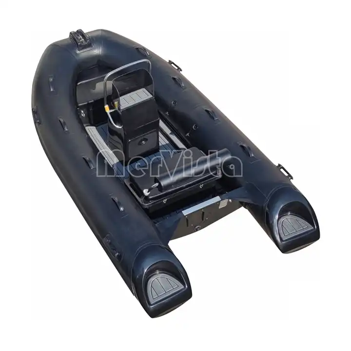 RIB330 Fiberglass Hull 1.2mm pvc Inflatable Boat For Europe Sale Rowing 4Capacity