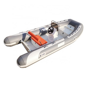 CE barca New 390 Aluminum Hull Speed Center Steering Console Ponton Boat For Sale