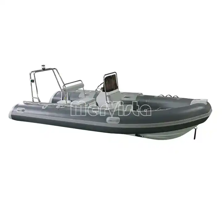 CE 5.2m Rescue boat inflatable boat 17ft semi rigid aluminium/fiberglass rib 520