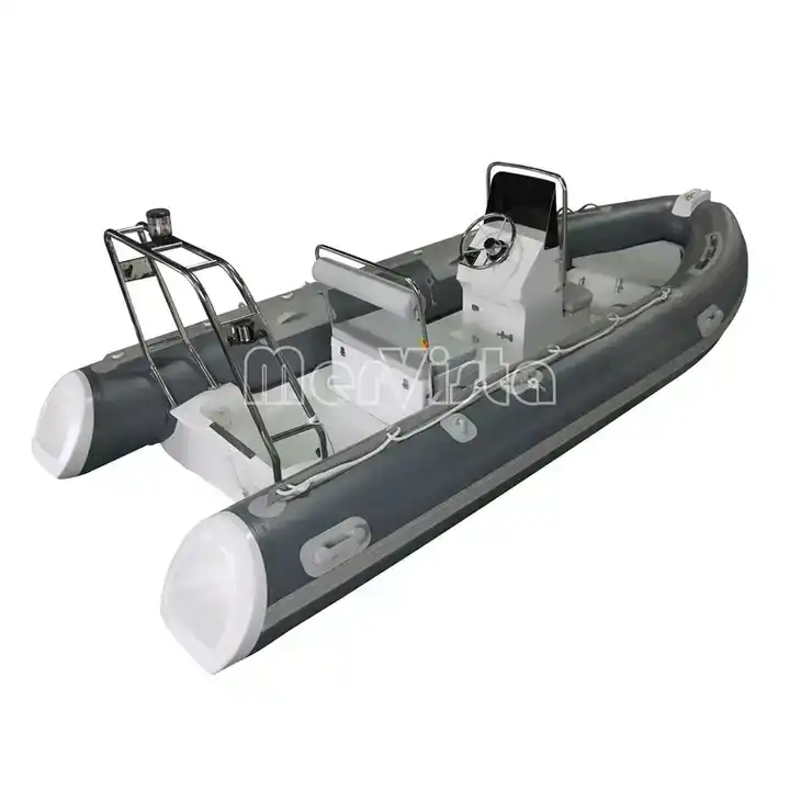 CE 5.2m Rescue boat inflatable boat 17ft semi rigid aluminium/fiberglass rib 520