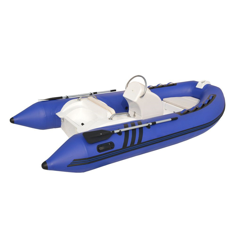 CE 12.7ft RIB390 Semi-rigid Hull PVC Hypalon Inflatable Boat For Rowing