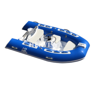 High Speed 10 ft Mini RIB 300 PVC Rigid Fiberglass Hull Inflatable RIB Boats