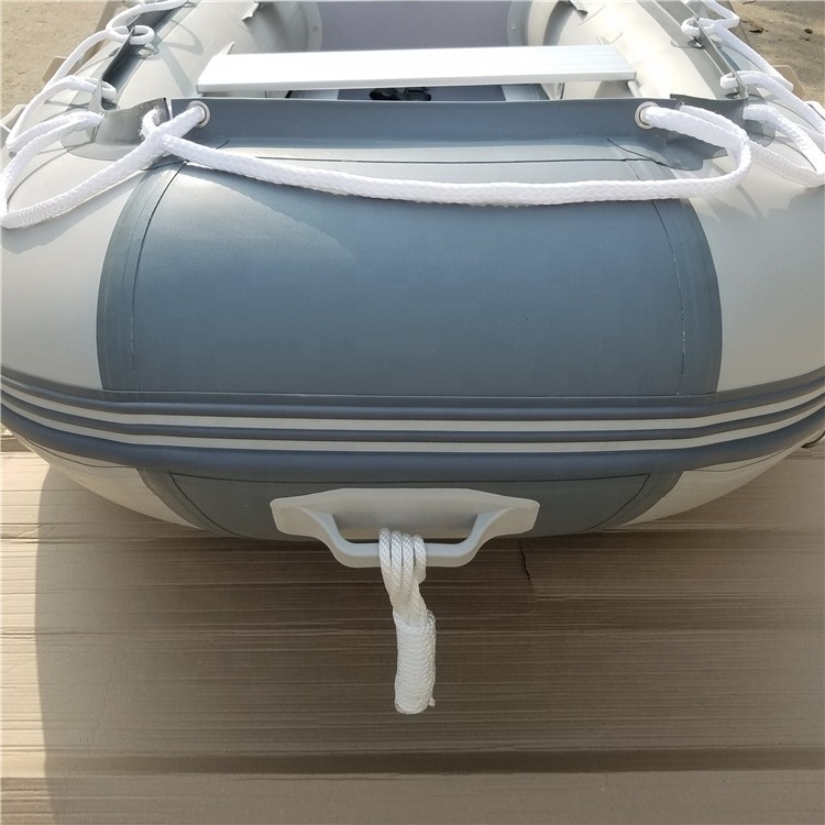 CE 2019 High Quality PVC 5 Person Pontoon Fishing Boat With Motor For Sale