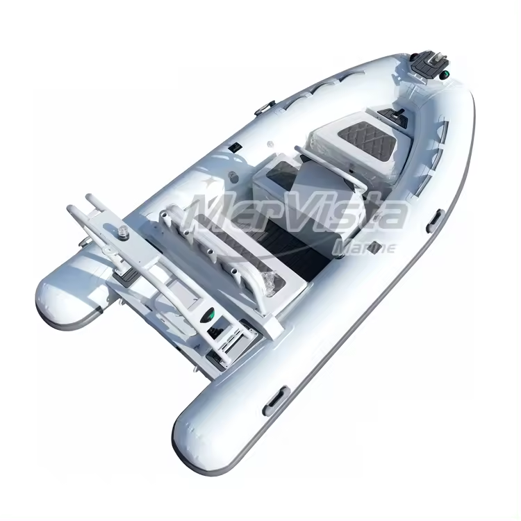 Hot sale small Dinghy 12ft 3.6m Hypalon/PVC Aluminum RIB Double Hull Inflatable Boat