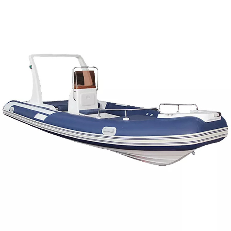 luxury 6m outboard console rib boat with up and down dining table and solar board teak floor