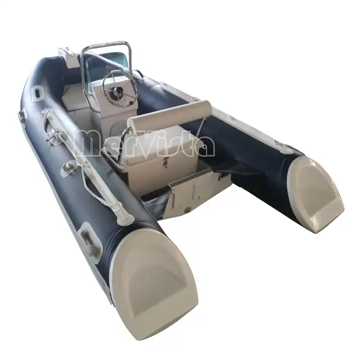 CE Pvc/Hypalon RIB 330 Fiberglass Hull and Outboard Engine Rigid Inflatable Boat