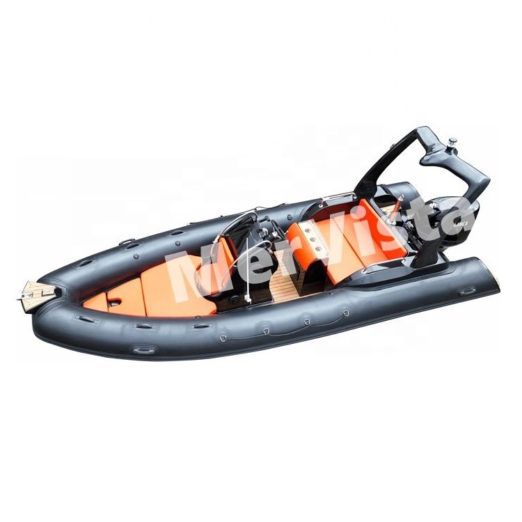 5.8m Frp Inflatable Luxury Orca/Hypalon 19ft Fiberglass Fishing Rib Boat RIB580