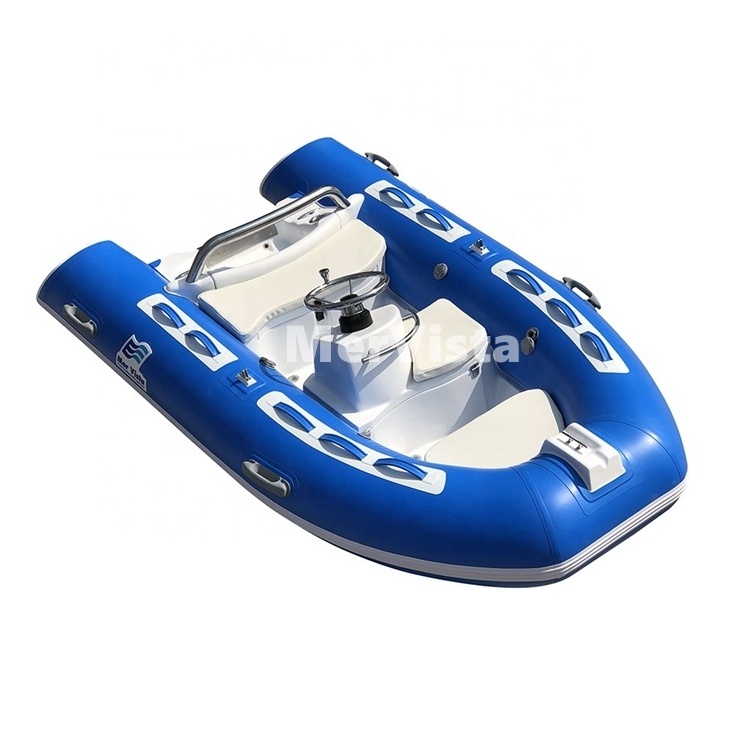 USA 10ft RIB 300 PVC Fiberglass RIB Inflatable Fishing center console Boats with steering wheel