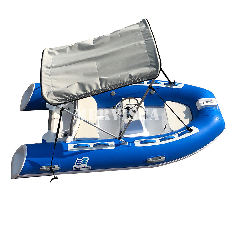 Small Dinghy 10ft RIB300 Hypalon or PVC Fiberglass Hull RIB Rowing Boats