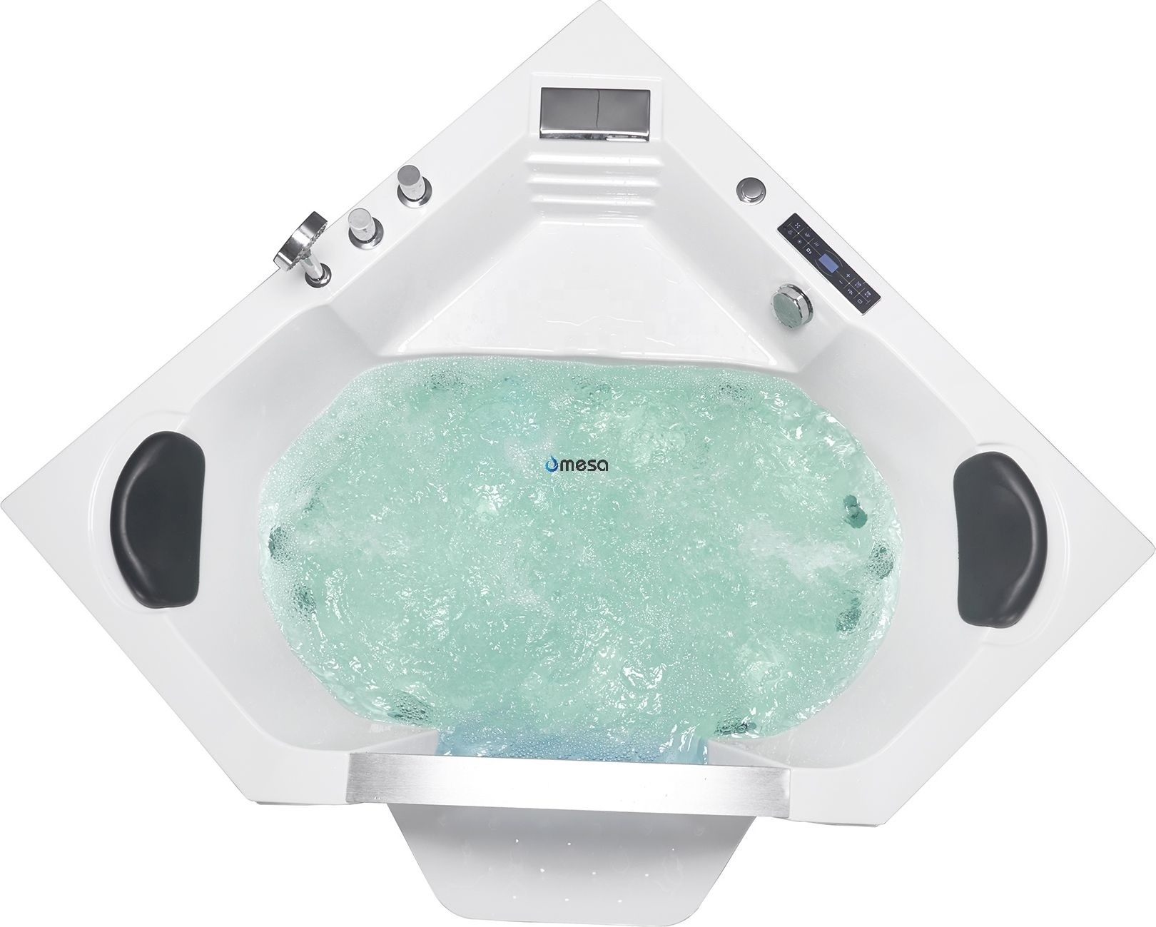 NEW plastic acrylic fiberglass standard small corner whirlpool massage bathtub size for adult