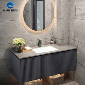 Bathroom Furniture Custom Plywood Corner Bathroom Vanities With Cabinet