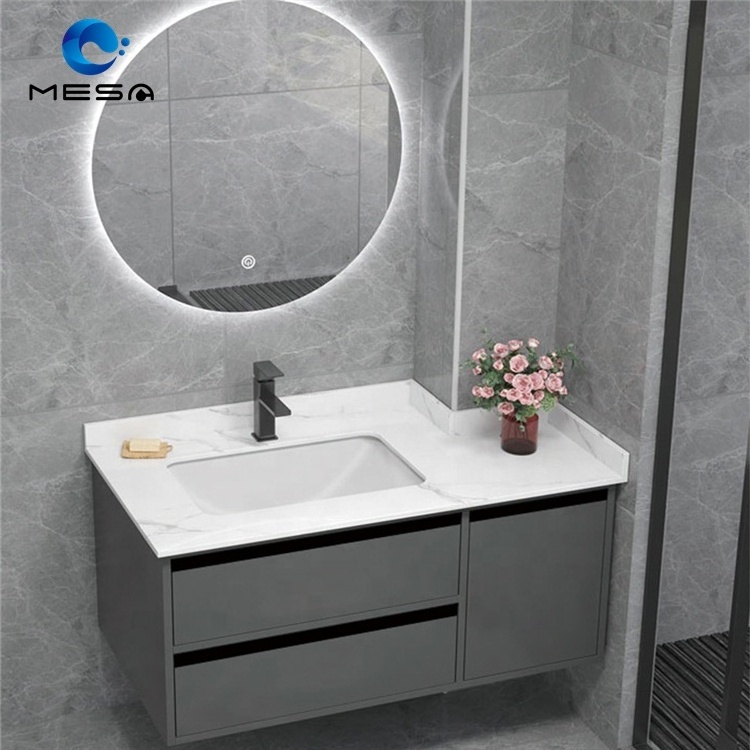 Bathroom Furniture Custom Plywood Corner Bathroom Vanities With Cabinet