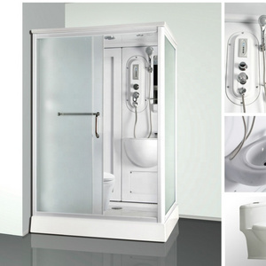 combo function rectangle portable shower and toilet cabin