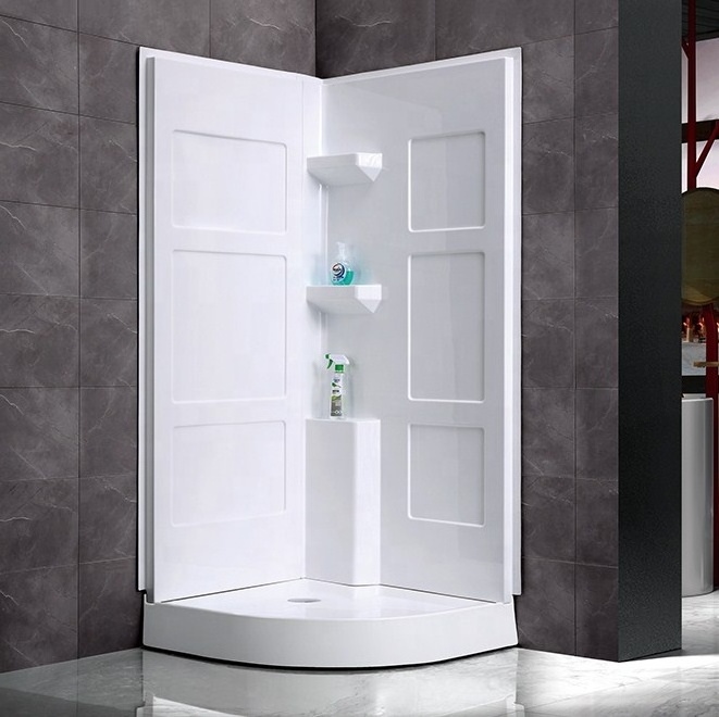 stalls with glass doors prefab shower walls prefabricated tub and shower surround