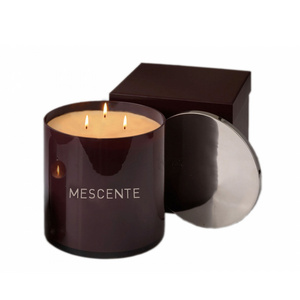 Mescente Luxury Musk Custom Scented Essential Candles Home Decoration Christmas Jar Soy Wax Pillar