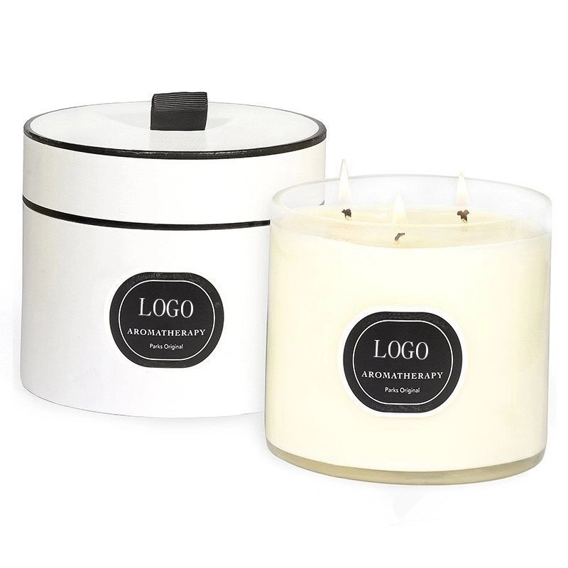 Mescente Soy High End Beautiful Lavender Scented Candles Wholesale Luxury Natural Customized Home Decoration Perfect SGS Jar 300