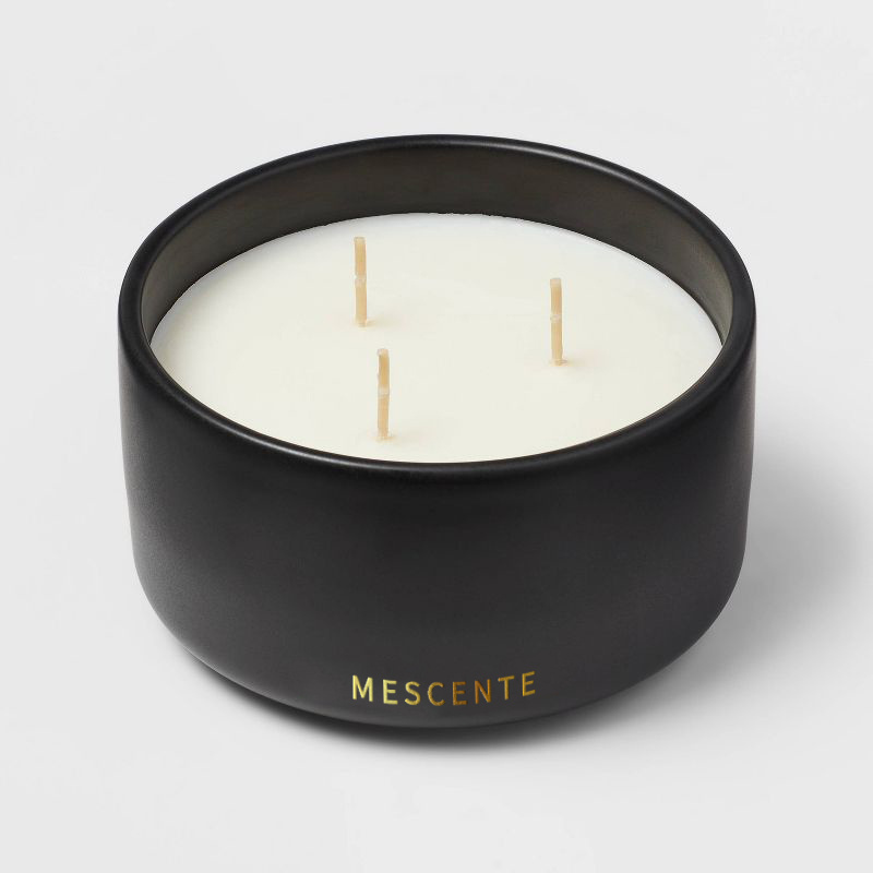 M&scent luxury private label large 3 wicks vessels aromatherapy fragrance oil candle with lid