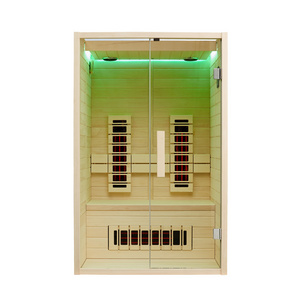 MEXDA Indoor Sauna Room Glass Door Wood Sauna Dry Steam Room for 3/2/1 Person WS-1808