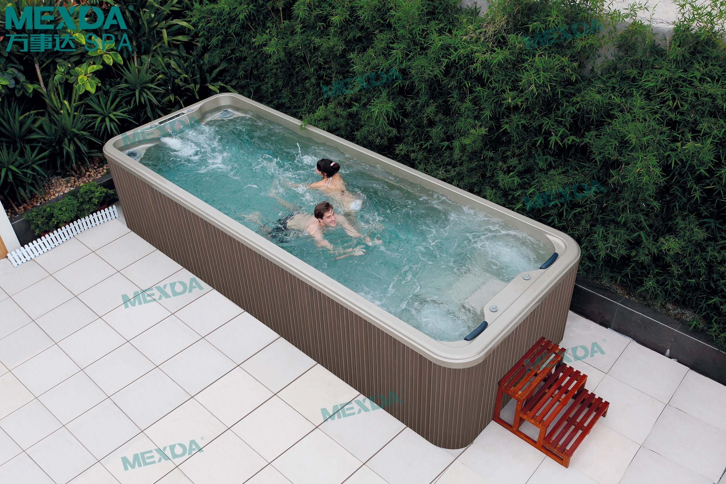 2014 Hot sale 5M luxury balboa Europe style swim spa WS-S06B