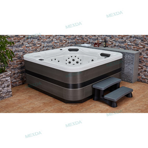 MEXDA Luxury USA Acrylic Ozone Outdoor Spa 4 Person Whirlpool Massage Balboa Hot Tub WS-596S