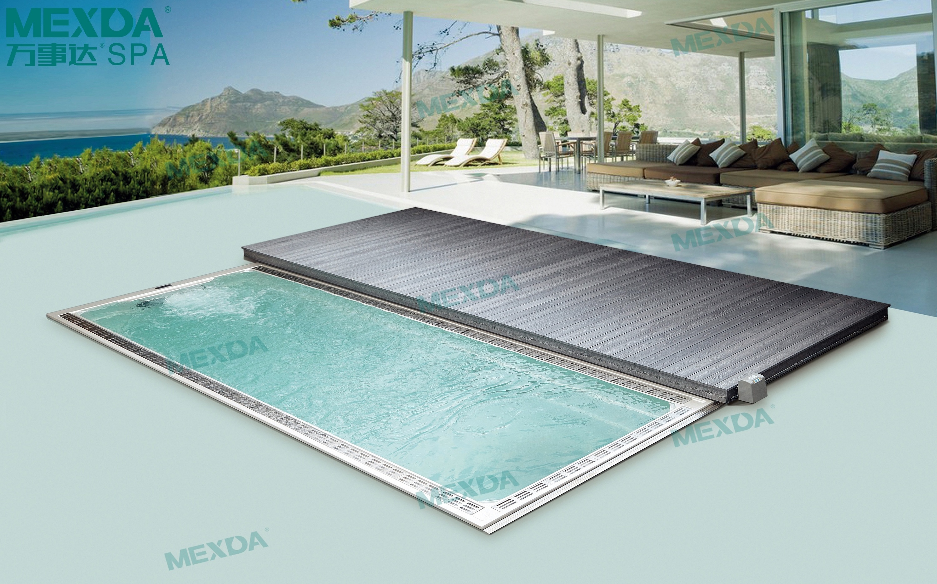 MEXDA 8 meters endless intex swimming pool WS-PC08S