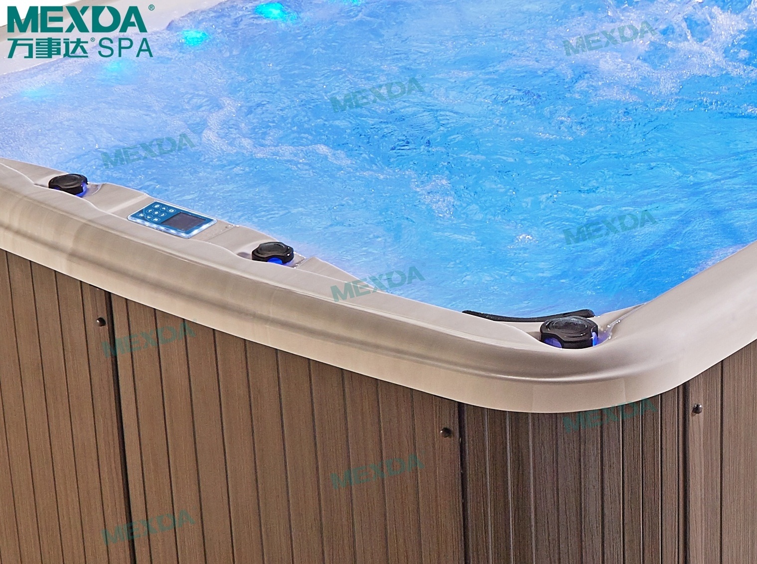 4m Large Acrylic outdoor massage hot tub whirlpool spa pool WS-S04B