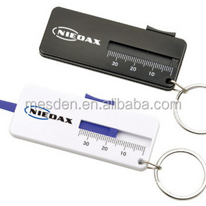 Promotional Keychain Plastic Tire Tread Depth Gauge