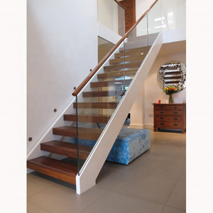 Home Floor Walnut Staircases Wooden Portable Stair Steps Lift Floating Wood Stair Treads