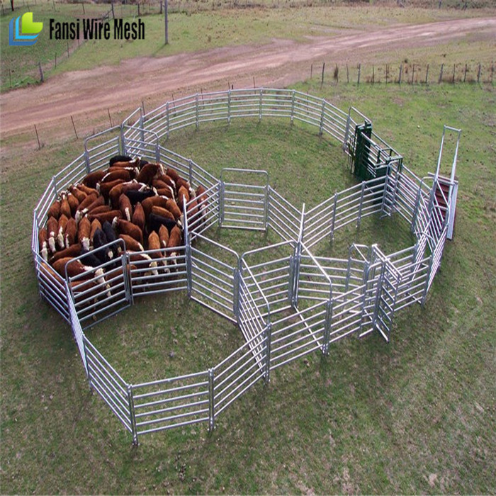 High quality livestock cattle yard panel galvanized portable cattle fence corral panels for sale