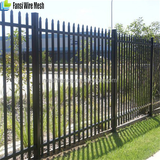 Decorative Low Price High Quality ISO9001 Cheap Wrought Iron Fence/Metal Steel Fence