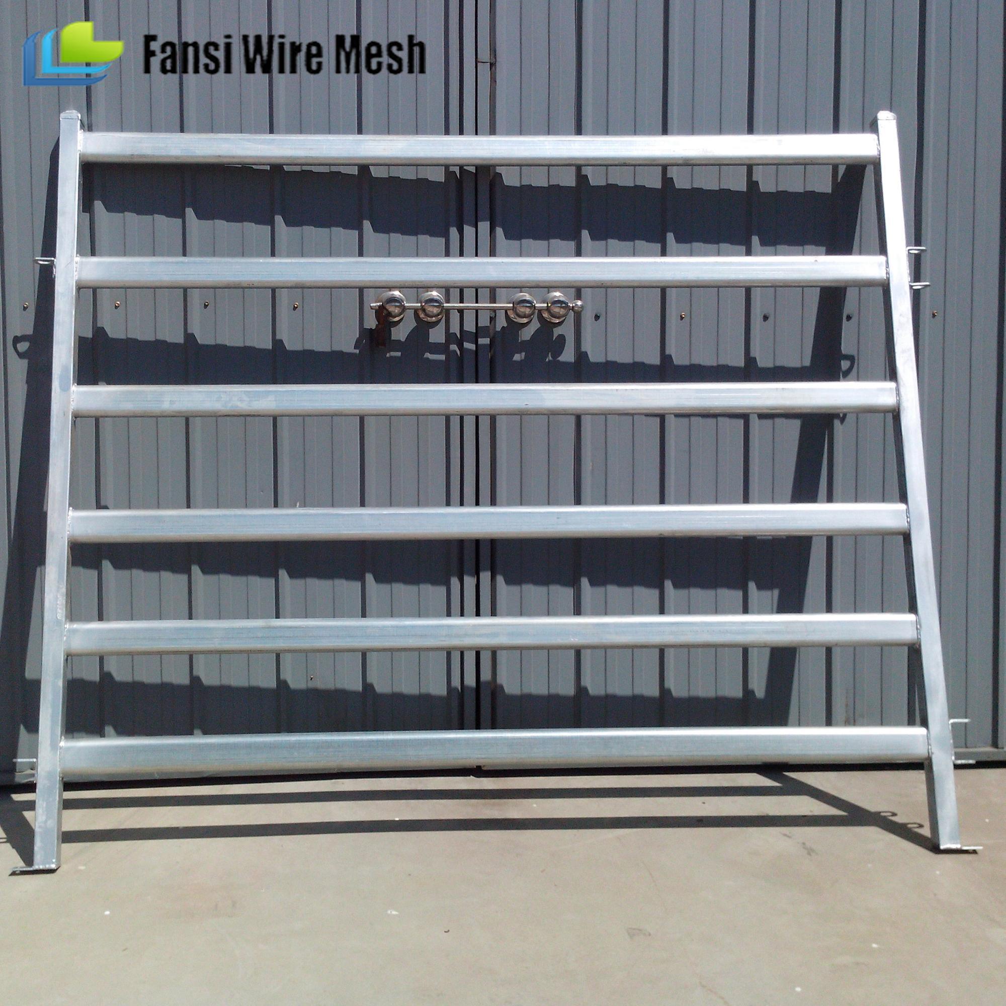 High quality livestock cattle yard panel galvanized portable cattle fence corral panels for sale